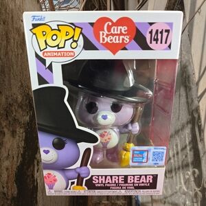 Share Bear 2024 Fall Convention Exclusive Funko # 1417 (Nib) With Pop Protector